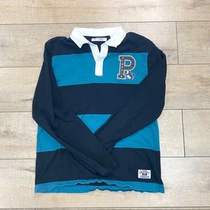 Penguin collared long sleeve shirt